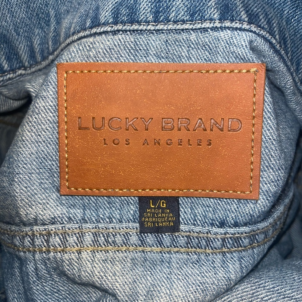Lucky Brand Light Blue Denim Jacket - Picture 5 of 5